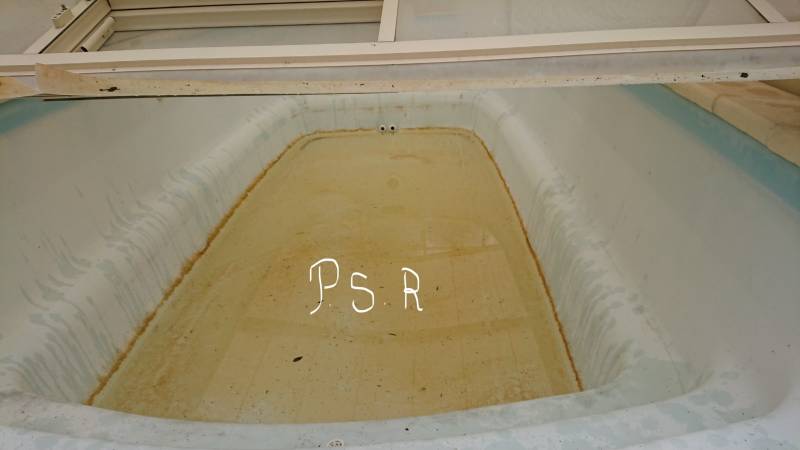 piscine osmosée avant sablage - PSR 