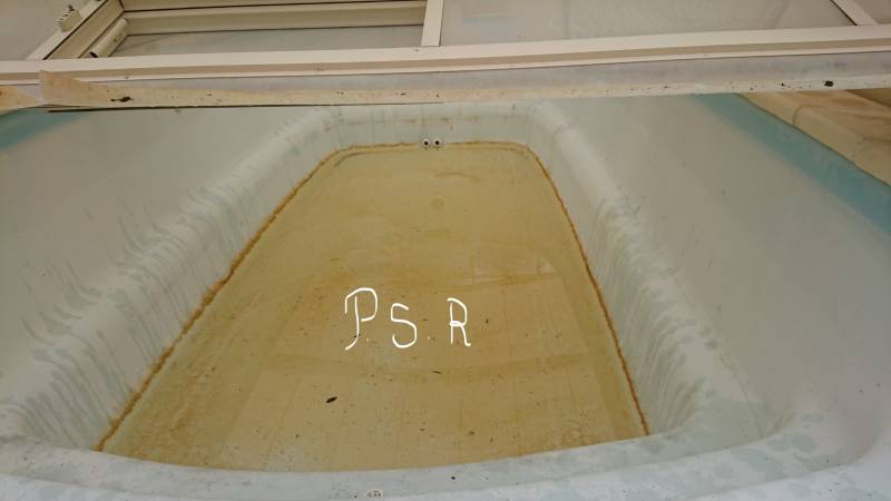 piscine osmosée avant sablage - PSR